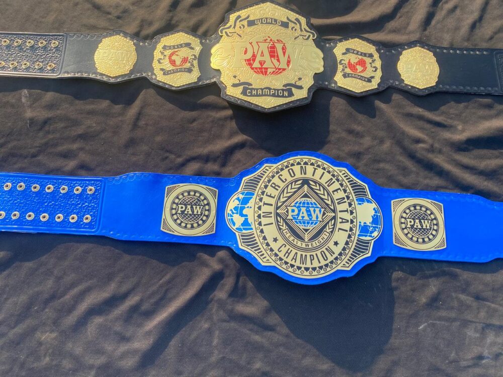 Intercontinental Championship Oval Replica World Heavyweight Commemorative Title Belt Adult Champions Adjustable Leather Strap - Image 5