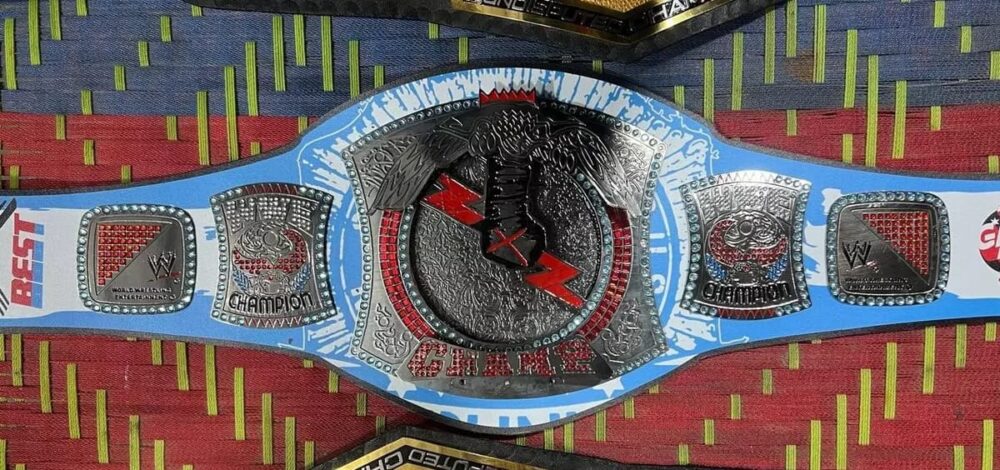 CM Punk 434 Days Record Spinner Championship Wrestling Belt - Image 9