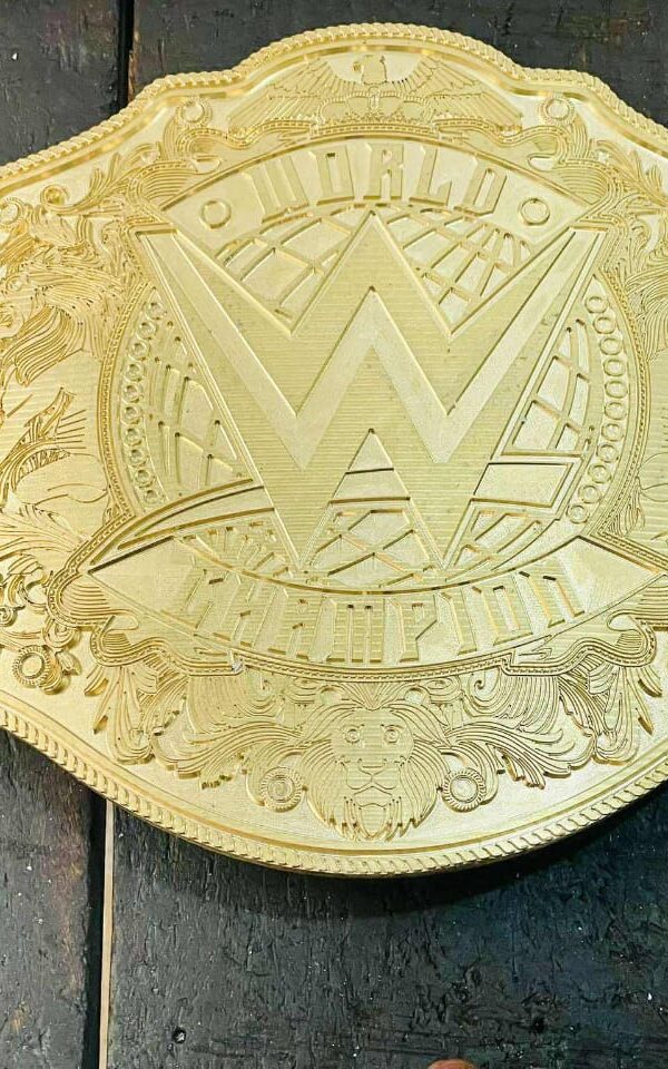 Golden WWE Main Plate Belt